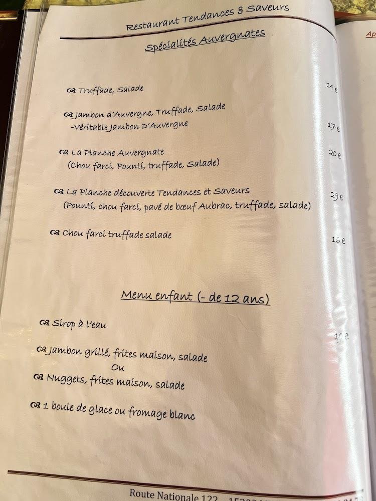 Tendance et Saveurs - Menu Image 2