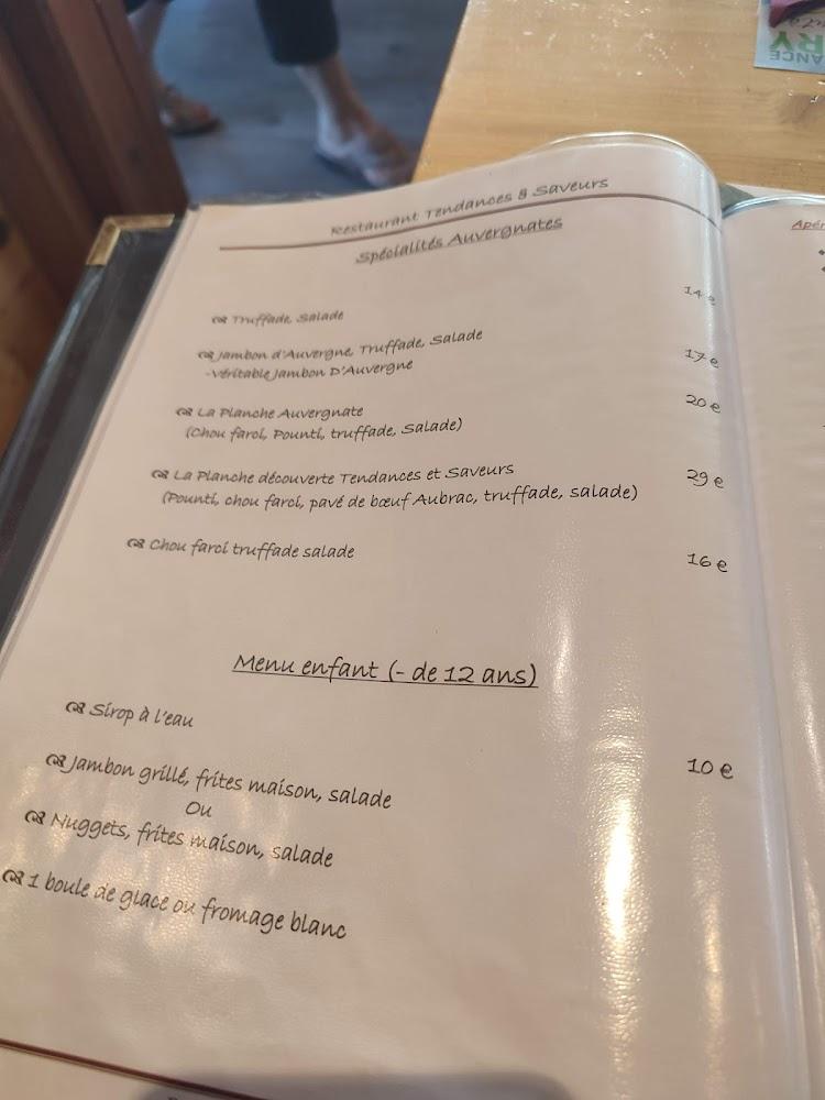 Tendance et Saveurs - Menu Image 3